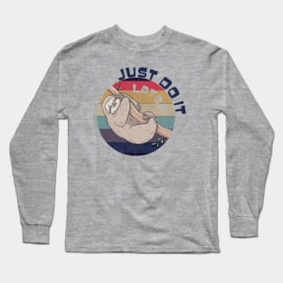 Just do it later funny Sloth Long Sleeve T-Shirt